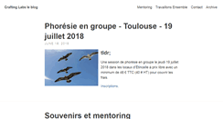 Desktop Screenshot of blog.crafting-labs.fr